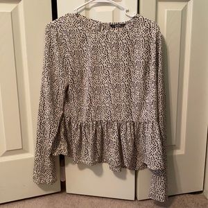 Dalmatian Print Blouse